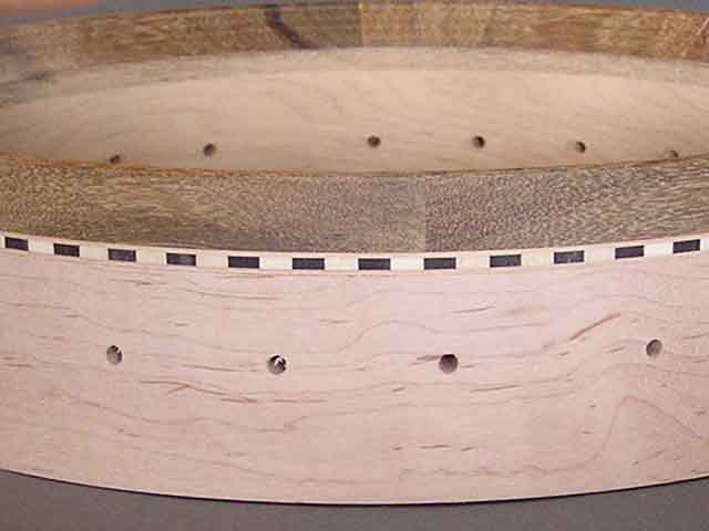 Ipe Tonering on a Saga 3-Ply Shell