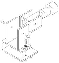 Csi Router Carriage Heel Shaping Jig Utilizing a Horizonally-Mounted Router